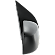Passenger Side Mirror, Manual Adjust, Manual Folding, Non-Heated, Textured Black, No Signal Light, No Memory, No Puddle Light, No Auto-Dimming, No Blind Spot Feature
