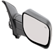 Passenger Side Mirror, Power Adjust, Heated, Manual Folding, Textured Black, No Signal Light, No Memory, No Puddle Light, No Auto-Dim, No Blind Spot Feature