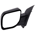 Driver Side Mirror, Manual Adjust, Non-Heated, Manual Folding, Textured Black, No Signal Light, Without Memory Recall, No Puddle Light, No Auto-Dimming, No Blind Spot Feature