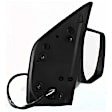 Passenger Side Mirror, Power Adjust, Heated, Manual Folding, Chrome, No Signal Light, With Memory, With Puddle Light, No Auto-Dim, No Blind Spot Feature