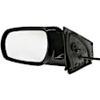 Driver Side Mirror, Power Adjust, Manual Folding, Non-Heated, Paintable, No Signal Light, Memory, Puddle Light, Auto-Dimming, and Blind Spot Feature, For Models Without Smart Entry System