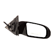 Passenger Side Mirror, Power Adjust, Non-Folding, Non-Heated, Paintable, In-housing Signal Light, With memory, No Puddle Light, No Auto-Dimming, No Blind Spot Feature