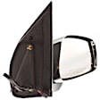 Extended Cab Pickup Passenger Side Mirror, Power Adjust, Non-Heated, Manual Folding, Chrome, No Signal Light, No Memory, No Puddle Light, No Auto-Dim, No Blind Spot Feature