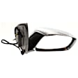 Extended Cab Pickup Passenger Side Mirror, Power Adjust, Non-Heated, Manual Folding, Chrome, No Signal Light, No Memory, No Puddle Light, No Auto-Dim, No Blind Spot Feature