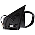 Passenger Side Mirror, Power Adjust, Manual Folding, Heated, Paintable, No Signal Light, With memory, No Puddle Light, No Auto-Dimming, No Blind Spot Feature