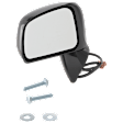 Driver Side Mirror, Power Adjust, Non-Heated, Manual Folding, Paintable, No Signal Light, Without Memory Recall, No Puddle Light, No Auto-Dimming, No Blind Spot Feature