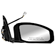 Passenger Side Mirror, Power Adjust, Manual Folding, Heated, Paintable, No Signal Light, No Memory, No Puddle Light, No Auto-Dimming, No Blind Spot Feature