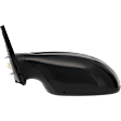 2004-2006 Nissan Altima - Driver Side Mirror, Manual Adjust, Non-Folding, Heated, Paintable, No Signal Light, No Memory, No Puddle Light, No Auto-Dimming, No Blind Spot Feature