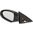 2004-2006 Nissan Altima - Driver Side Mirror, Manual Adjust, Non-Folding, Heated, Paintable, No Signal Light, No Memory, No Puddle Light, No Auto-Dimming, No Blind Spot Feature