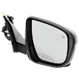 Passenger Side Mirror, Power Adjust, Heated, Manual Folding, Paintable, In-housing Signal Light, Without Memory Recall, No Puddle Light, No Auto-Dimming, No Blind Spot Feature