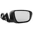 Passenger Side Mirror, Power Adjust, Heated, Manual Folding, Paintable, In-housing Signal Light, Without Memory Recall, No Puddle Light, No Auto-Dimming, No Blind Spot Feature