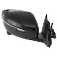Passenger Side Mirror, Power Adjust, Heated, Manual Folding, Paintable, In-housing Signal Light, Without Memory Recall, No Puddle Light, No Auto-Dimming, No Blind Spot Feature