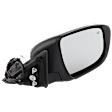 Passenger Side Mirror, Power Adjust, Heated, Manual Folding, Paintable, In-housing Signal Light, Without Memory Recall, No Puddle Light, No Auto-Dimming, No Blind Spot Feature
