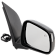 Passenger Side Mirror, Power Adjust, Manual Folding, Heated, Paintable, No Signal Light, No Memory, No Puddle Light, No Auto-Dimming, No Blind Spot Feature