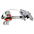 Rear, Passenger Side Power Window Regulator, With Motor