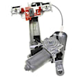 Rear, Passenger Side Power Window Regulator, With Motor