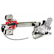Rear, Driver Side Power Window Regulator, With Motor