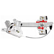 Rear, Driver Side Power Window Regulator, With Motor