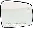 Passenger Side Mirror Glass, Heated, With Blind Spot Detection in Glass, Convex, With backing plate, Code GYC