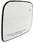 Passenger Side Mirror Glass, Heated, With Blind Spot Detection in Glass, Convex, With backing plate, Code GYC