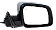Passenger Side Mirror, Power Adjust, Heated, Power Folding, Chrome, In-housing Signal Light, With Memory, With Puddle Light, No Auto-Dimming, No Blind Spot Feature