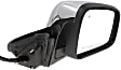 Passenger Side Mirror, Power Adjust, Heated, Power Folding, Chrome, In-housing Signal Light, With Memory, With Puddle Light, No Auto-Dimming, No Blind Spot Feature