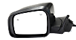 2014-2021 Jeep Grand Cherokee - Driver Side Mirror, Power Adjust, Heated, Power Folding, Paintable, In-housing Signal Light, With Memory, With Puddle Light, No Auto-Dimming, With Blind Spot Detection in Glass