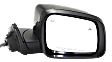 2014-2021 Jeep Grand Cherokee - Passenger Side Mirror, Power Adjust, Heated, Power Folding, Paintable, In-housing Signal Light, With Memory, With Puddle Light, No Auto-Dimming, With Blind Spot Detection in Glass