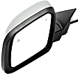 2014-2021 Jeep Grand Cherokee - Driver Side Mirror, Power Adjust, Heated, Power Folding, Chrome, In-housing Signal Light, With Memory, With Puddle Light, No Auto-Dimming, With Blind Spot Detection in Glass