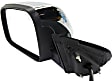 2014-2021 Jeep Grand Cherokee - Driver Side Mirror, Power Adjust, Heated, Power Folding, Chrome, In-housing Signal Light, With Memory, With Puddle Light, No Auto-Dimming, With Blind Spot Detection in Glass