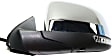 2014-2021 Jeep Grand Cherokee - Driver Side Mirror, Power Adjust, Heated, Power Folding, Chrome, In-housing Signal Light, With Memory, With Puddle Light, No Auto-Dimming, With Blind Spot Detection in Glass