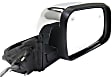 Passenger Side Mirror, Power Adjust, Heated, Power Folding, Chrome, In-housing Signal Light, With Memory, With Puddle Light, No Auto-Dimming, With Blind Spot Detection in Glass