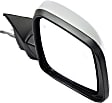 Passenger Side Mirror, Power Adjust, Heated, Power Folding, Chrome, In-housing Signal Light, With Memory, With Puddle Light, No Auto-Dimming, With Blind Spot Detection in Glass