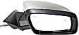 Passenger Side Mirror, Power Adjust, Heated, Power Folding, Chrome, In-housing Signal Light, With Memory, With Puddle Light, No Auto-Dimming, With Blind Spot Detection in Glass
