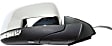 Passenger Side Mirror, Power Adjust, Heated, Power Folding, Chrome, In-housing Signal Light, With Memory, With Puddle Light, No Auto-Dimming, With Blind Spot Detection in Glass