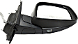 Passenger Side Mirror, Power Adjust, Heated, Power Folding, Chrome, In-housing Signal Light, With Memory, With Puddle Light, No Auto-Dimming, With Blind Spot Detection in Glass