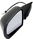 Driver Side Mirror, Power Adjust, Heated, Power Folding, Paintable, In-housing Signal Light, No Memory, With Puddle Light, No Auto-Dim, With Blind Spot Detection in Glass