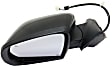 Driver Side Mirror, Power Adjust, Heated, Power Folding, Paintable, In-housing Signal Light, No Memory, With Puddle Light, No Auto-Dim, With Blind Spot Detection in Glass