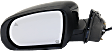 Driver Side Mirror, Power Adjust, Heated, Power Folding, Paintable, In-housing Signal Light, With Memory, With Puddle Light, No Auto-Dim, With Blind Spot Detection in Glass