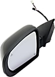 Driver Side Mirror, Power Adjust, Heated, Manual Folding, Paintable, In-housing Signal Light, With Memory, With Puddle Light, No Auto-Dim, With Blind Spot Detection in Glass
