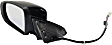 Driver Side Mirror, Power Adjust, Heated, Manual Folding, Paintable, In-housing Signal Light, With Memory, With Puddle Light, No Auto-Dim, With Blind Spot Detection in Glass