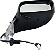 Passenger Side Mirror, Power Adjust, Manual Folding, Heated, Textured Black, No Signal Light, No Memory, No Puddle Light, No Auto-Dimming, No Blind Spot Feature