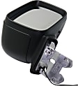 Passenger Side Mirror, Manual Adjust, Manual Folding, Non-Heated, Textured Black, No Signal Light, No Memory, No Puddle Light, No Auto-Dimming, No Blind Spot Feature