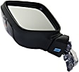 Driver Side Mirror, Power Adjust, Manual Folding, Heated, Paintable, In-housing Signal Light, No Memory, No Puddle Light, No Auto-Dimming, No Blind Spot Feature