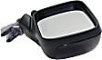 Passenger Side Mirror, Power, Manual Folding, Heated, Paintable, No Signal Light, No Memory, No Puddle Light, No Auto-Dimming, No Blind Spot Feature