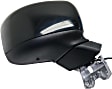 Passenger Side Mirror, Power, Manual Folding, Heated, Paintable, No Signal Light, No Memory, No Puddle Light, No Auto-Dimming, No Blind Spot Feature