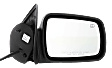 Passenger Side Mirror, Power Adjust, Manual Folding, Heated, Textured Black, No Signal Light, No Memory, No Puddle Light, No Auto-Dimming, No Blind Spot Feature