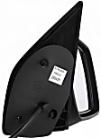 Passenger Side Mirror, Power Adjust, Manual Folding, Heated, Textured Black, No Signal Light, No Memory, No Puddle Light, No Auto-Dimming, No Blind Spot Feature