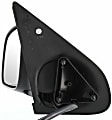 Driver Side Mirror, Power Adjust, Manual Folding, Non-Heated, Textured Black, No Signal Light, No Memory, No Puddle Light, No Auto-Dimming, No Blind Spot Feature