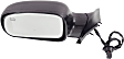 Driver Side Mirror, Power, Manual Folding, Heated, Textured Black, No Signal Light, No Memory, No Puddle Light, No Auto-Dimming, No Blind Spot Feature